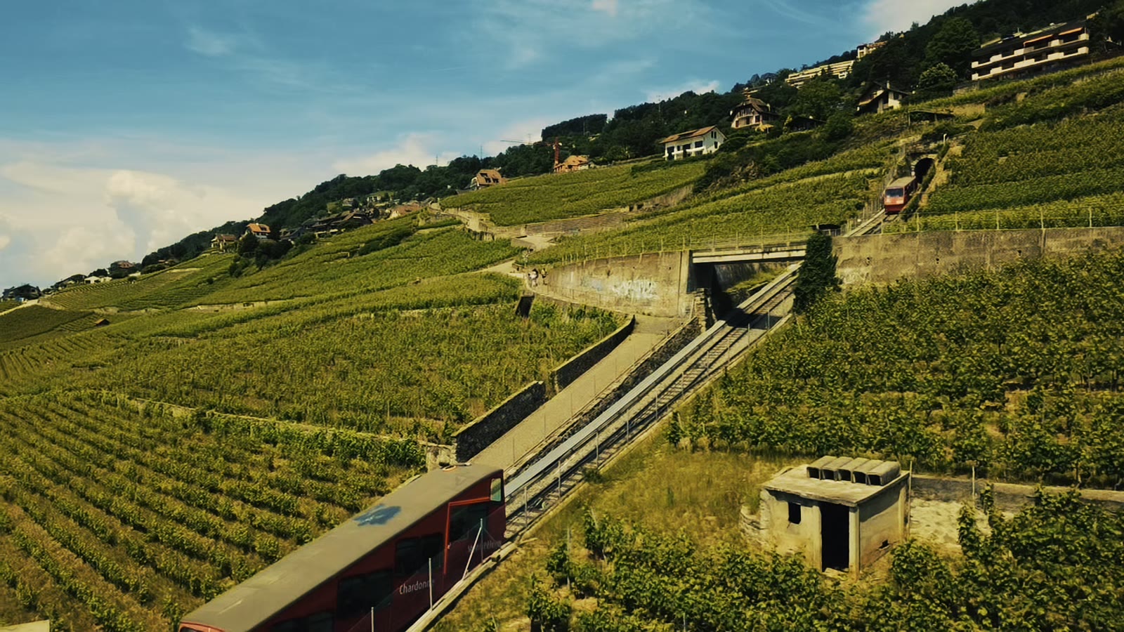 Vignobles de Lavaux et funiculaire